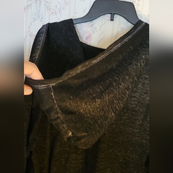 Dankin NOW Pullover Lightweight Jacket 3X (22w-24w) Charcoal Black - Picture 3 of 4